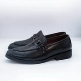 Men's Black Genuine Leather Party Shoes GS94
