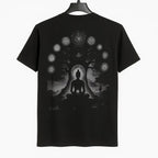 Black T-shirt Featuring a Colorful Graphic Print GC22 - Jutapasal