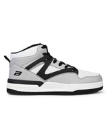Bond Street Men's Gray & Black Casual Sneakers GS172