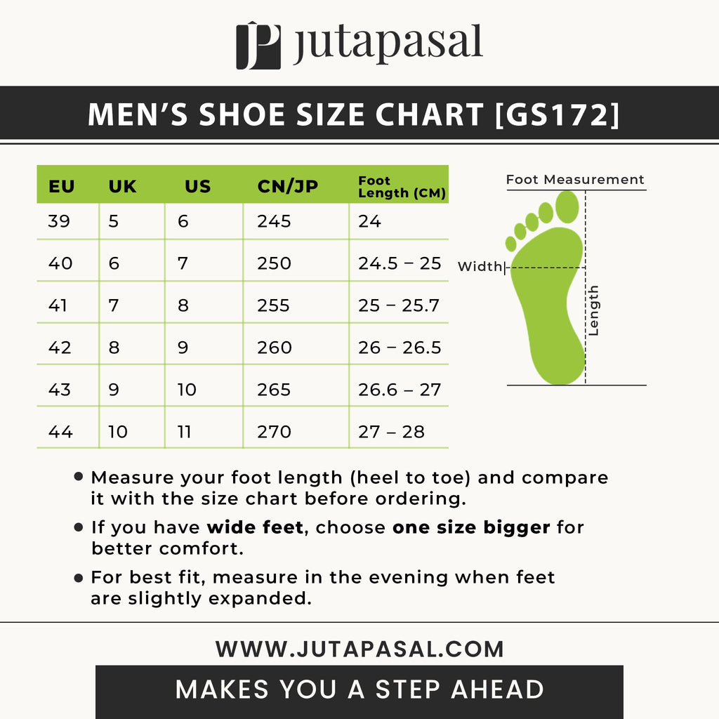 Bond Street Men's Grey &amp; Black Casual Sneakers GS172 - Jutapasal
