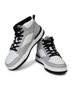 Bond Street Men's Grey &amp; Black Casual Sneakers GS172 - Jutapasal