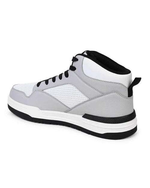 Bond Street Men's Grey &amp; Black Casual Sneakers GS172 - Jutapasal