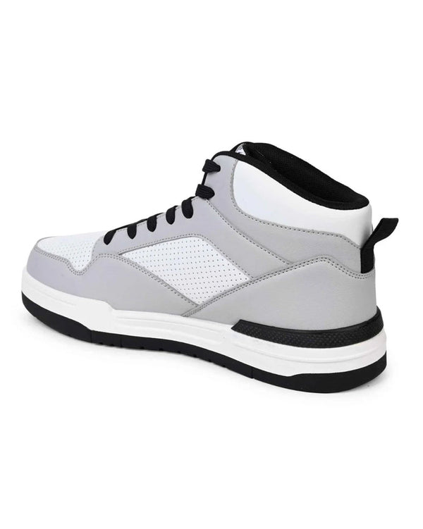 Bond Street Men's Gray & Black Casual Sneakers GS172 - alternate view