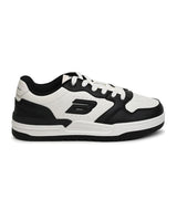 Bond Street Men's White &amp; Black Casual Sneakers GS171