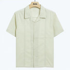 Casual Off - White Collar Linen Shirt for Men GC20 - Jutapasal