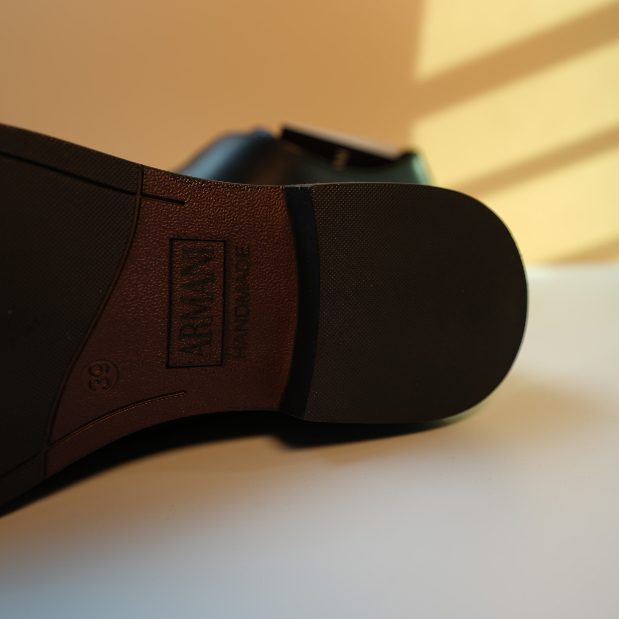 Classic Black Single Monk Strap Shoes [GS122] - Jutapasal