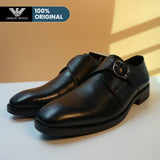 Men's Genuine Leather Single Monk Strap Shoes GS122