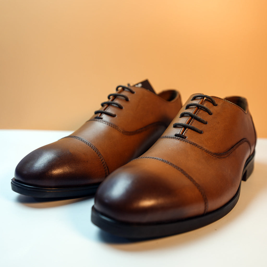 Classic Brown Cap - Toe Oxford Shoes [GS119] - Jutapasal