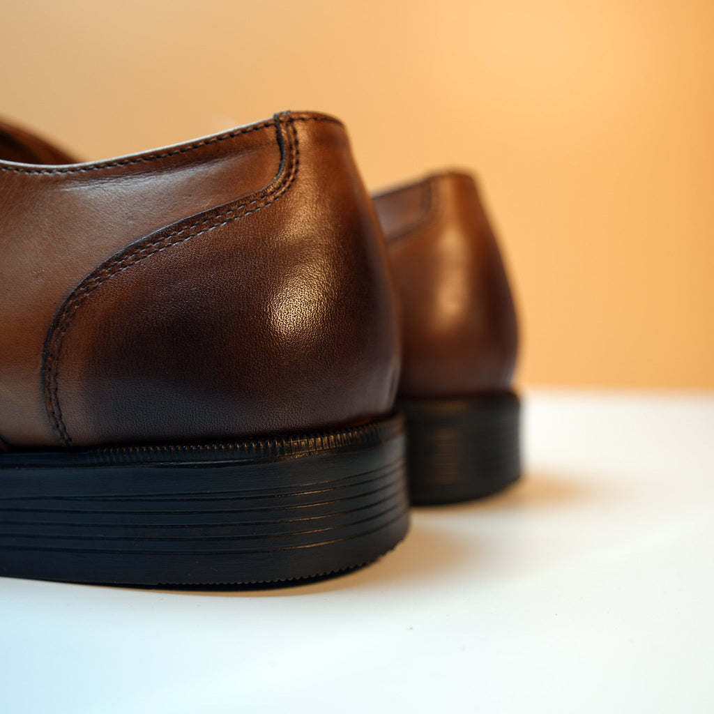 Classic Brown Cap - Toe Oxford Shoes [GS119] - Jutapasal