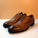 Men's Genuine Leather Cap-Toe Oxford Shoes GS119