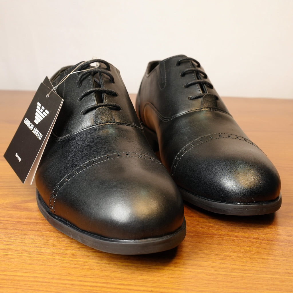 Classic Brown Cap - Toe Oxfords with Brogue Detailing [GS120] - Jutapasal