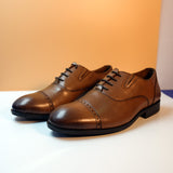 Men's Genuine Leather Brogue Oxford Shoes GS120