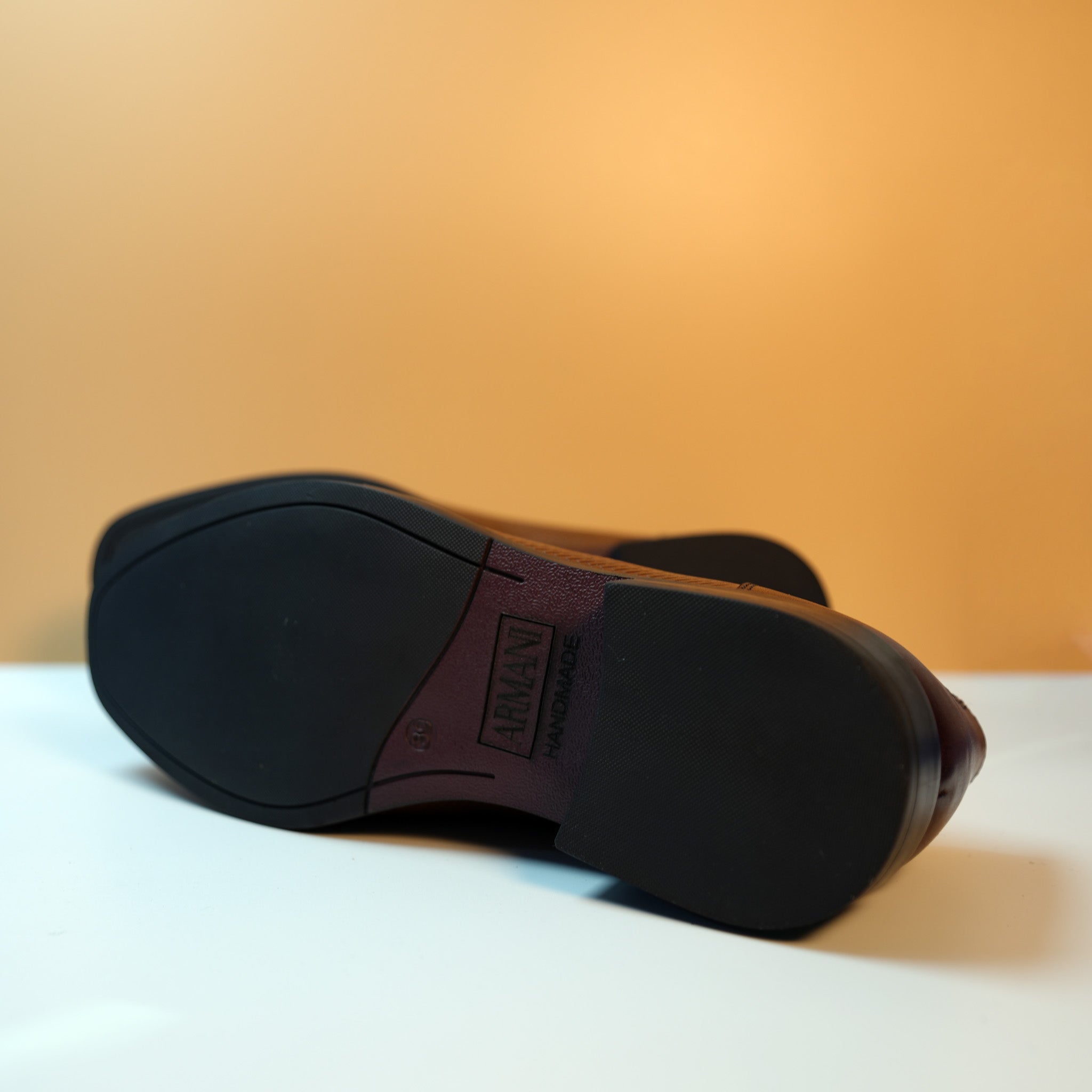 Classic Brown Leather Derby Shoes [GS121] - Jutapasal