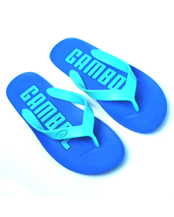 Gambol Beach Slippers Blue Unisex Flip-Flops GSL007