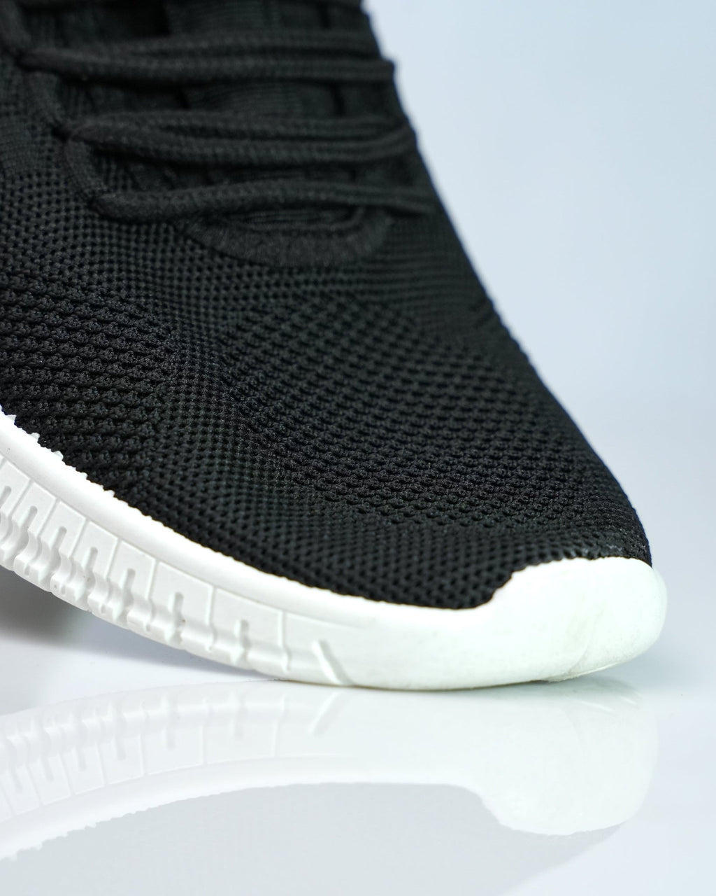 Goldstar Black Flyknit Casual Running Shoes For Men GS160 - Jutapasal