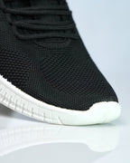 Goldstar Black Flyknit Casual Running Shoes For Men GS160 - Jutapasal
