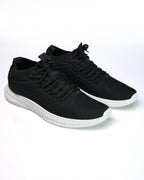 Goldstar Black Flyknit Casual Running Shoes For Men GS160 - Jutapasal