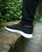 Goldstar Black Flyknit Casual Running Shoes For Men GS160 - Jutapasal