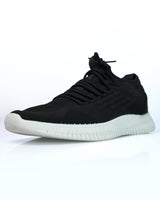 Goldstar Black Flyknit Casual Running Shoes For Men GS160