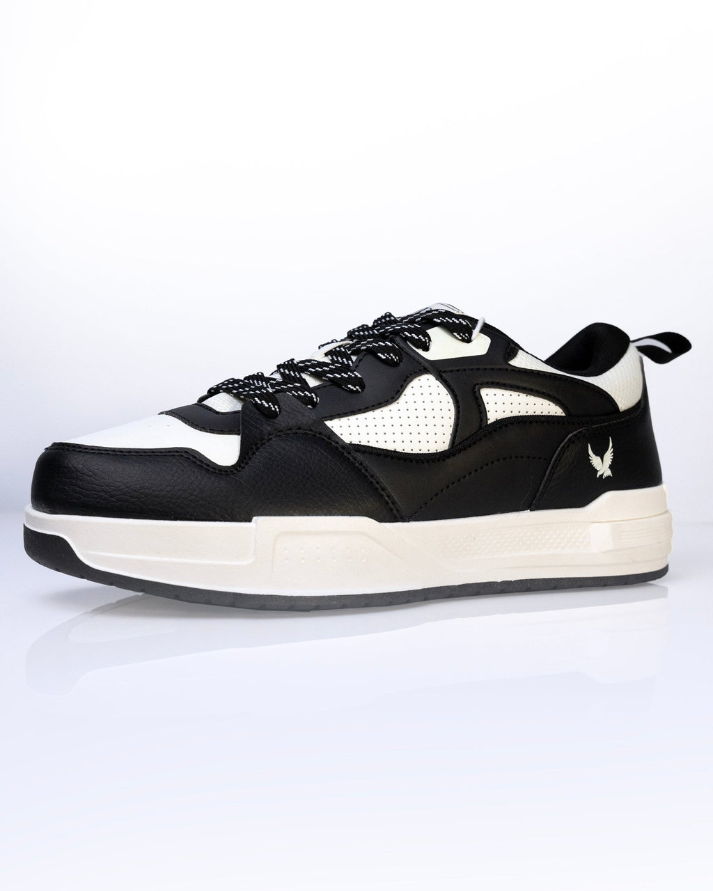 Goldstar Black Off-White Chunky Casual Sneakers For Men GS161 - Jutapasal