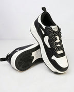 Goldstar Black Off-White Chunky Casual Sneakers For Men GS161 - Jutapasal