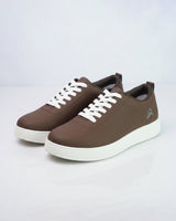 Goldstar Coffee Brown Minimalist Casual Sneakers For Men GS159