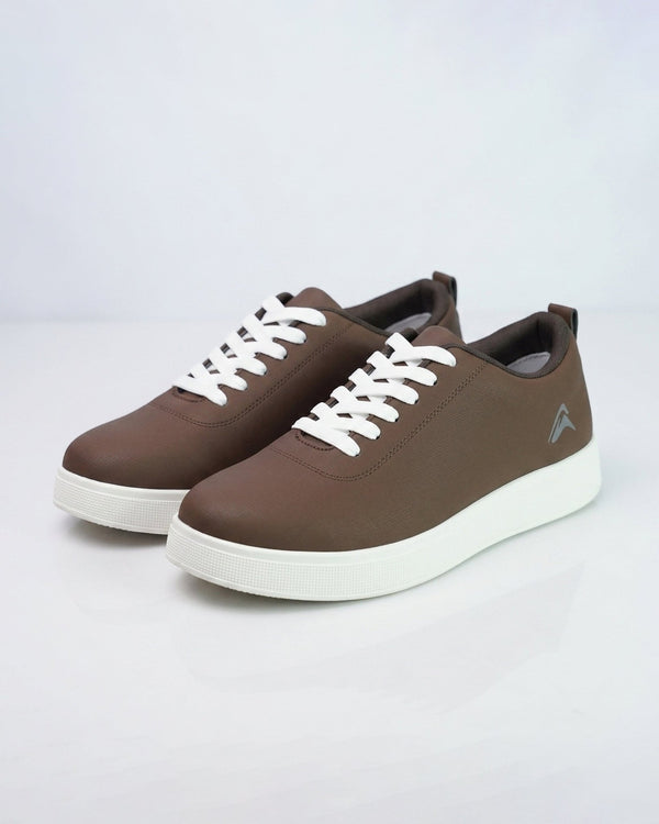 Goldstar Coffee Brown Minimalist Casual Sneakers For Men GS159