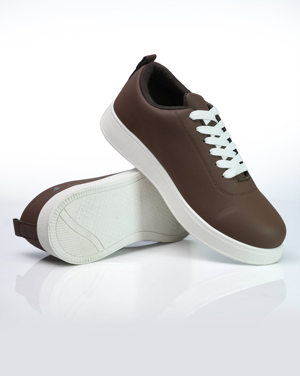 Goldstar Coffee Brown Minimalist Casual Sneakers For Men GS159 - Jutapasal