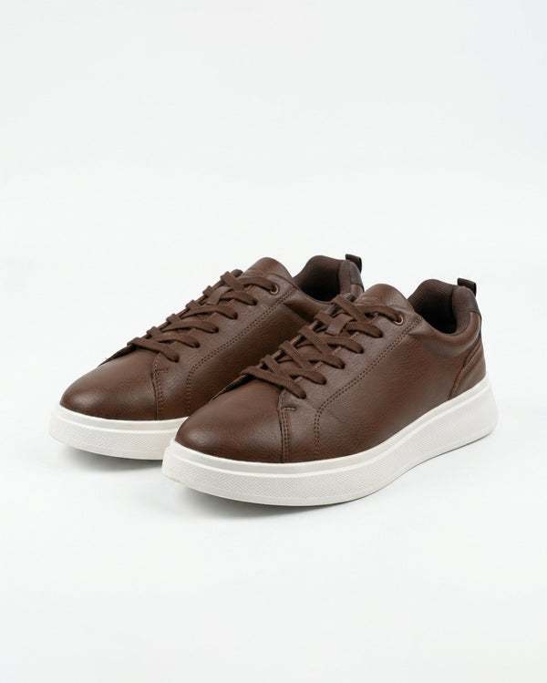 Goldstar Dark Brown Casual Low-Top Sneakers For Men GS167 - alternate view