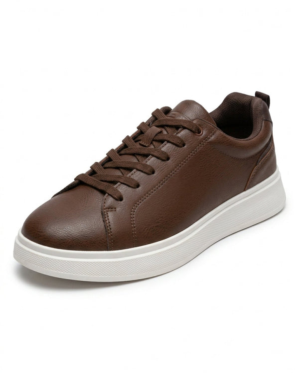 Goldstar Dark Brown Casual Low-Top Sneakers For Men GS167