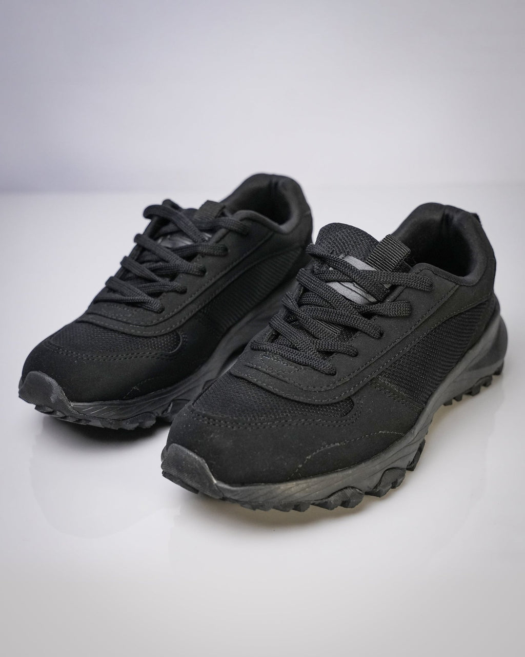Goldstar Full Black Sports Running Shoes For Men GS162 - Jutapasal
