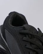 Goldstar Full Black Sports Running Shoes For Men GS162 - Jutapasal