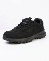 Goldstar Full Black Sports Running Shoes For Men GS162