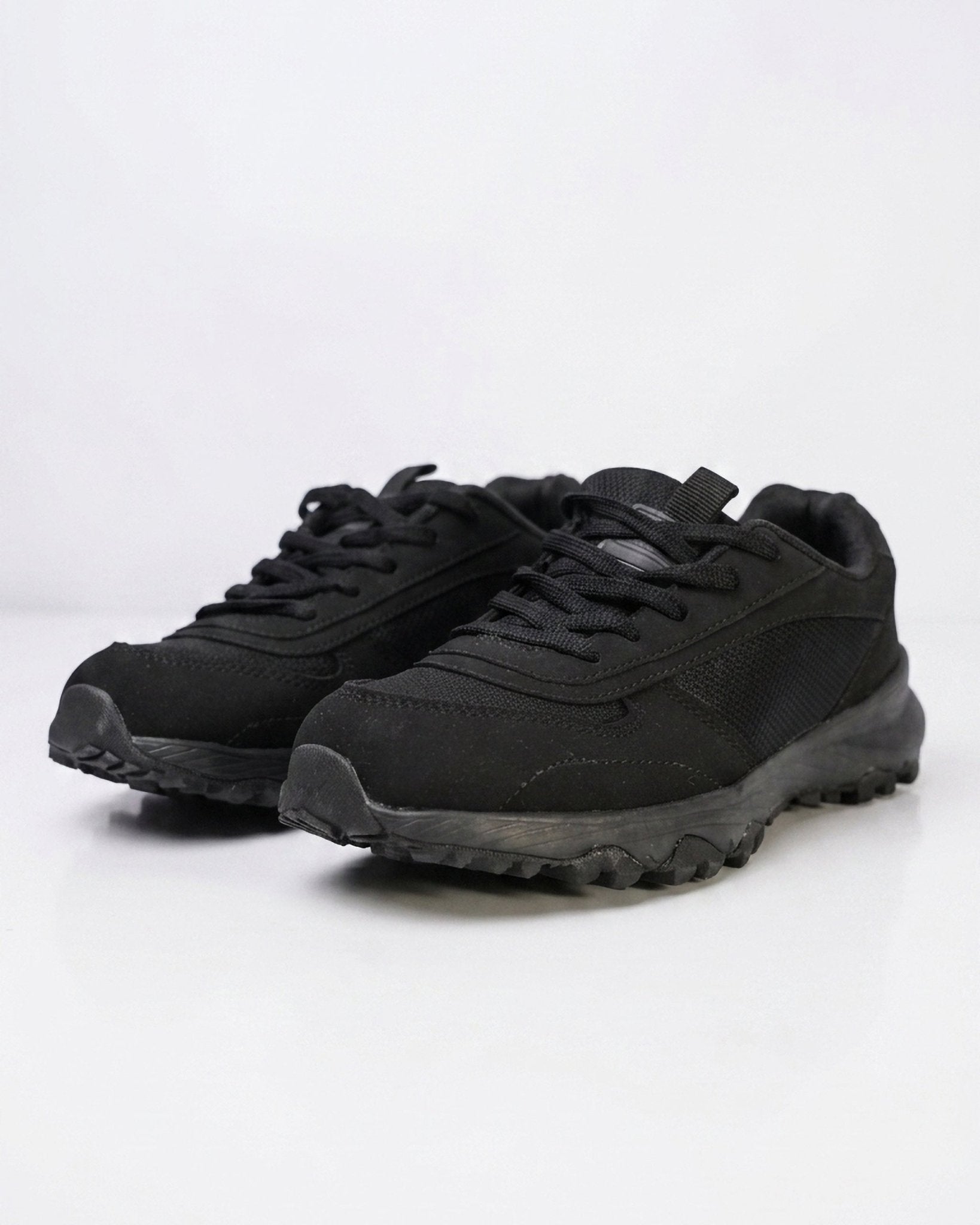 Goldstar Full Black Sports Running Shoes For Men GS162 - Jutapasal