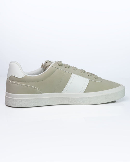 Goldstar Khaki Beige Casual Low-Top Sneakers For Men GS157 - Jutapasal