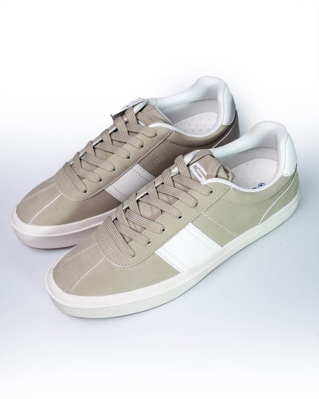Goldstar Khaki Beige Casual Low-Top Sneakers For Men GS157 - Jutapasal