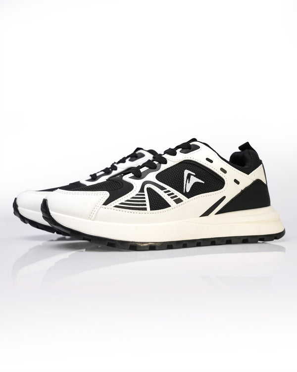 Goldstar White Black Casual Sneakers For Men GS164 - alternate view