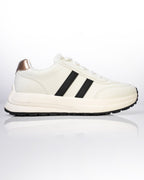 Goldstar White Black Stripe Retro Running Shoes For Women LS005 - Jutapasal