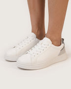 Goldstar White Casual Low-Top Sneakers For Men GS165 - Jutapasal
