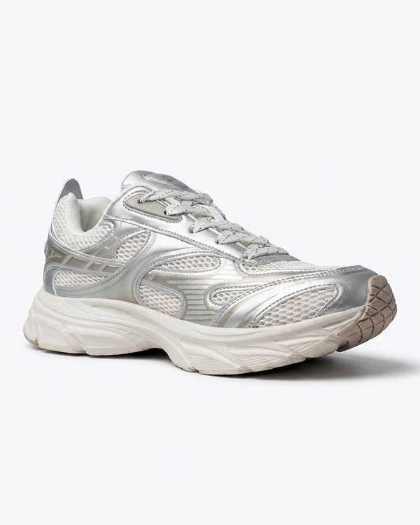 GRN Silver Chunky Casual Sneakers For Men GS155