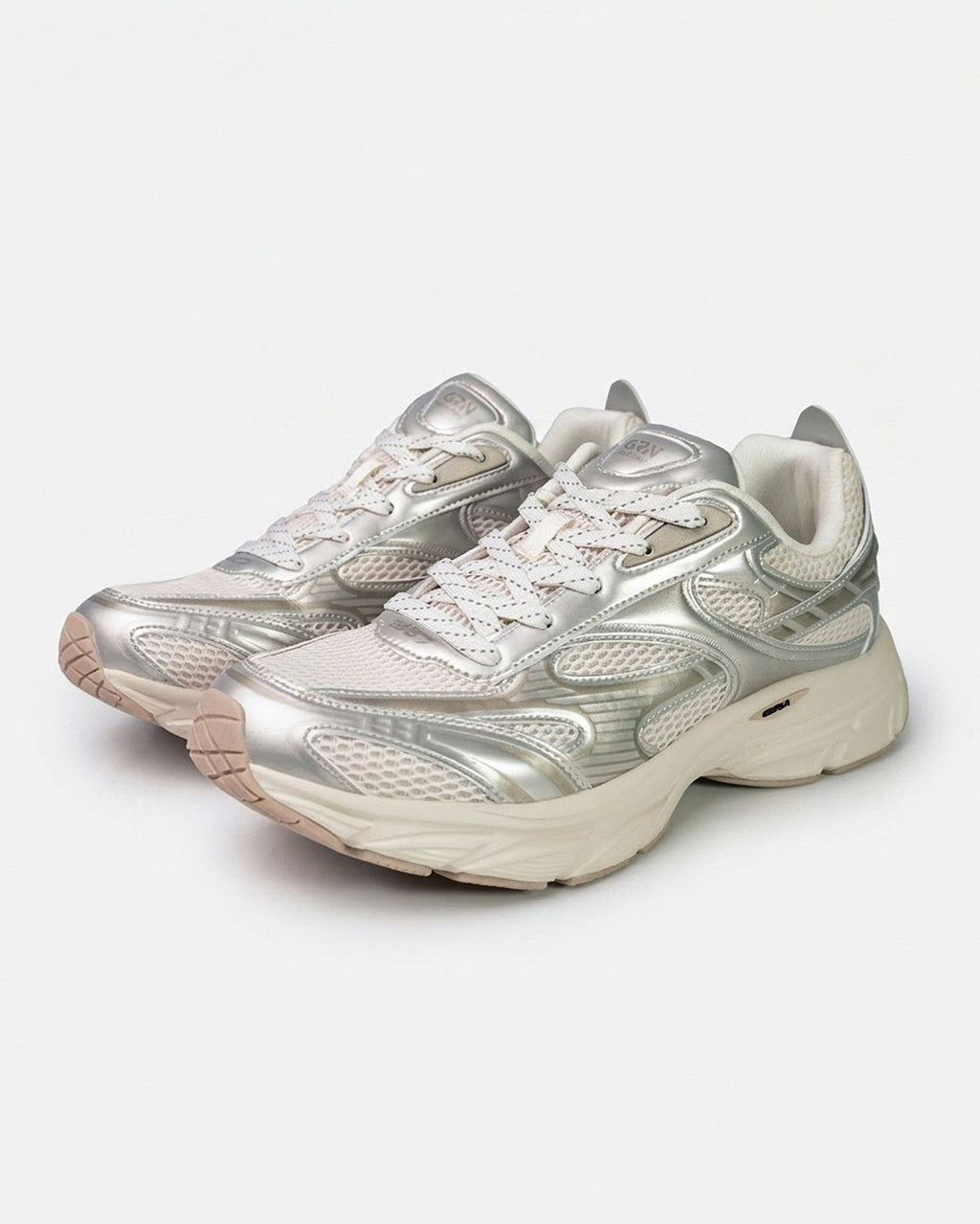 GRN Silver Chunky Casual Sneakers For Men GS155 - Jutapasal