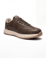 HUANWEI Brown Retro Sneakers For Men GS156