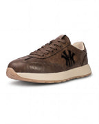 HUANWEI Brown Retro Sneakers For Men GS156 - Jutapasal