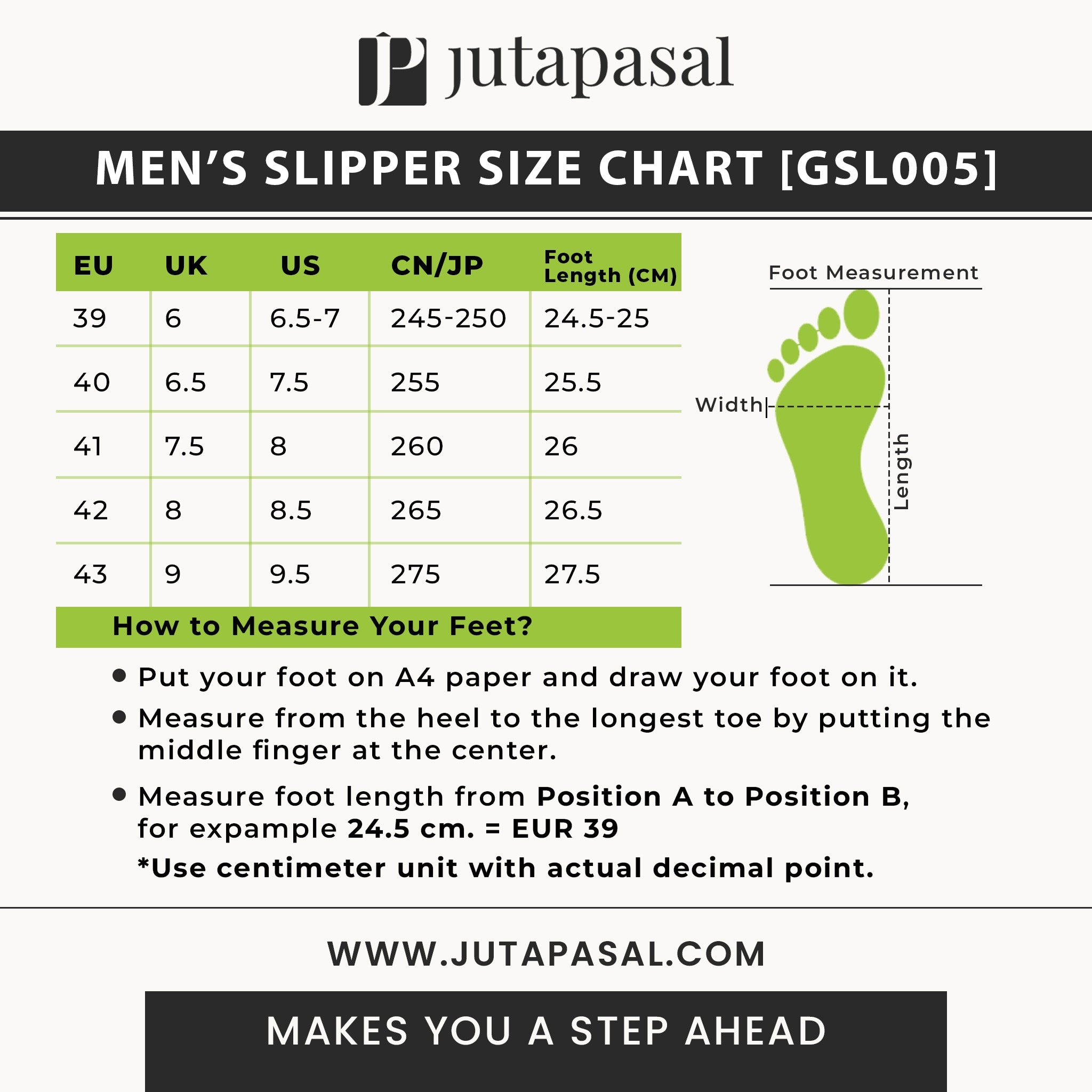 Kito Premium Men's Slipper [GSL005] - Jutapasal