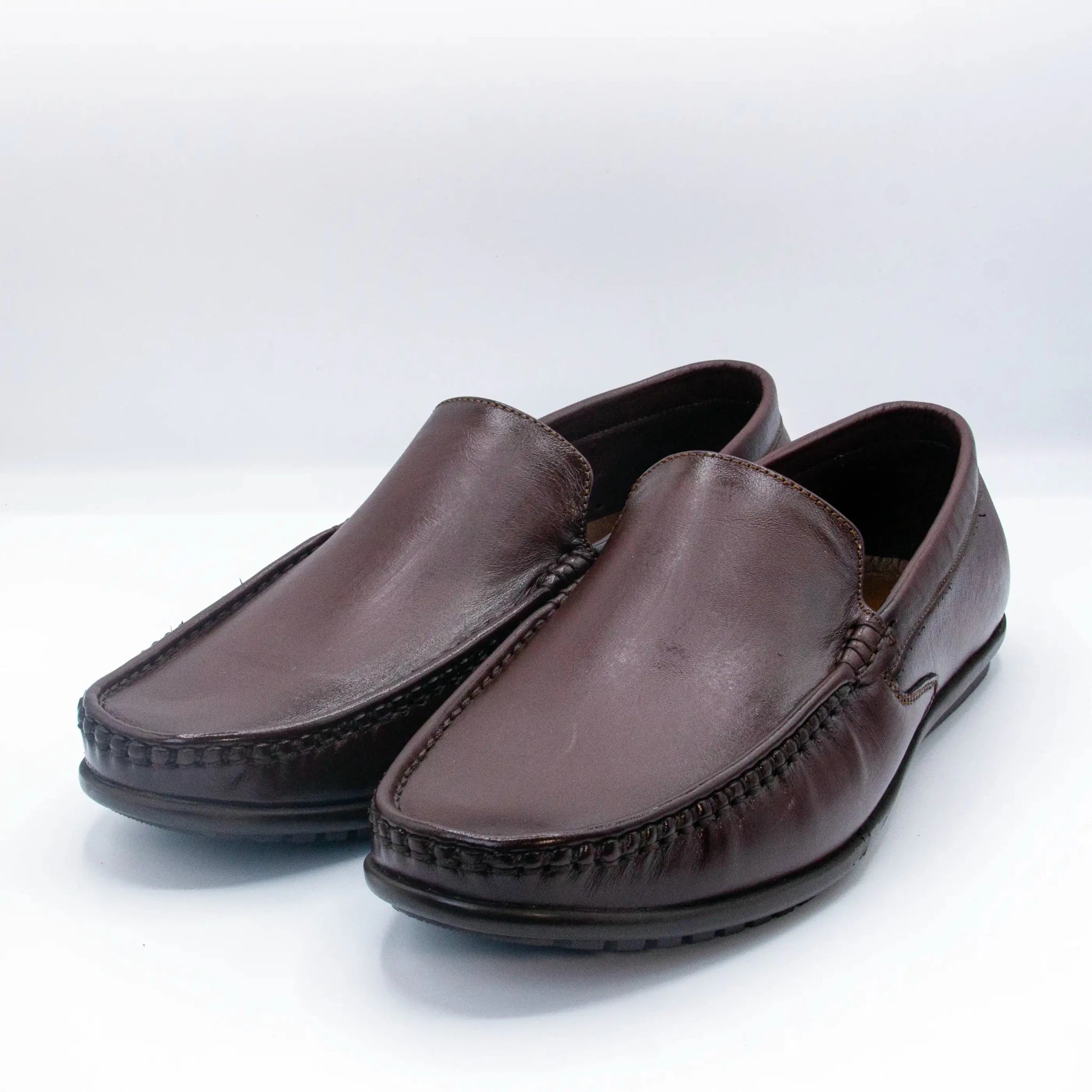 Men’s 100% Genuine Leather Brown Loafer GS95 - Jutapasal