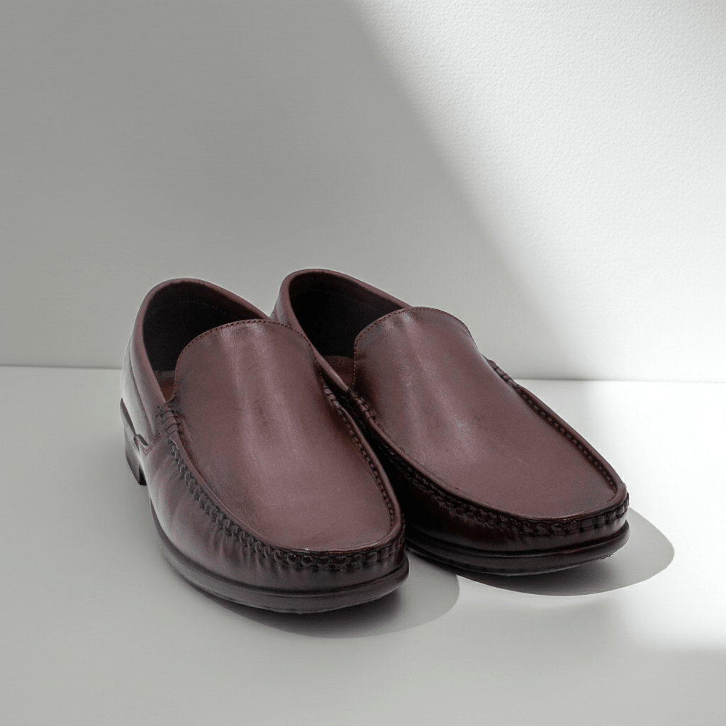 Men’s 100% Genuine Leather Brown Loafer GS95 - Jutapasal