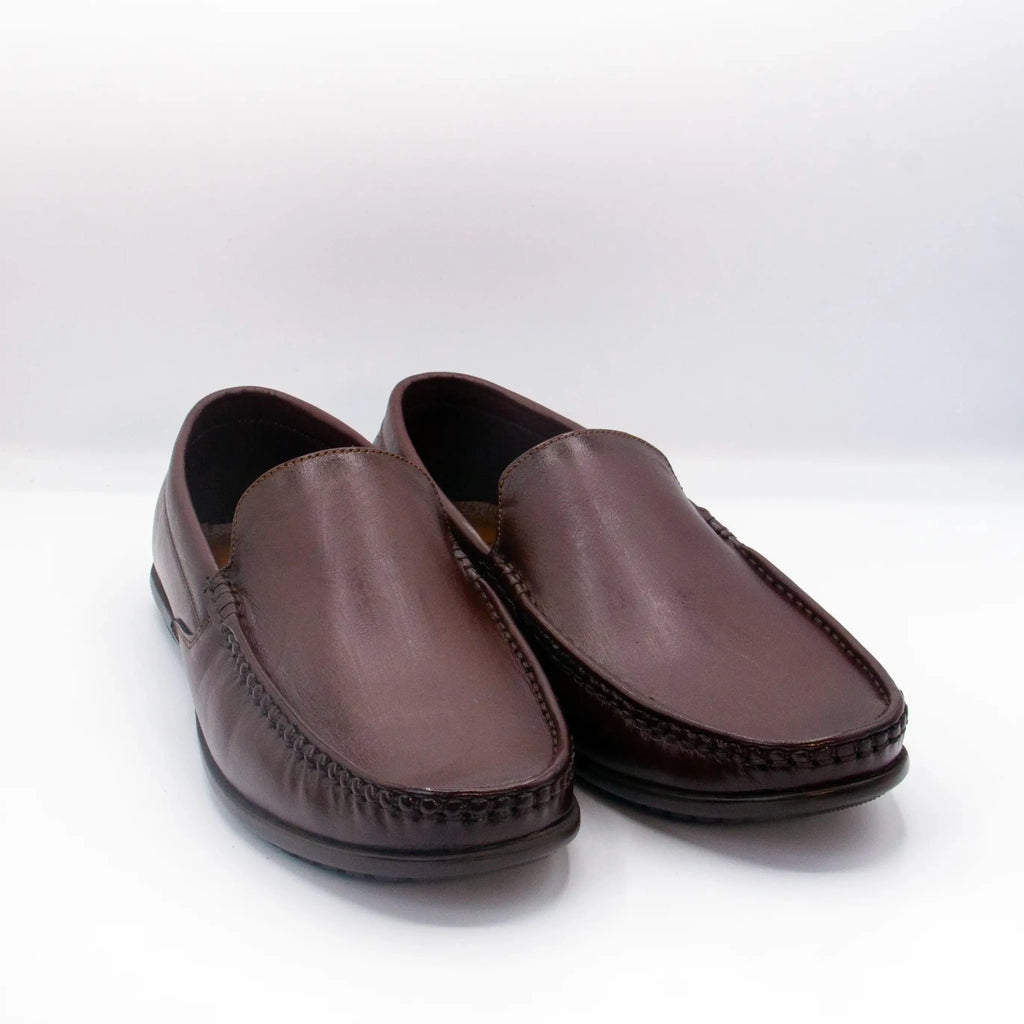 Men’s 100% Genuine Leather Brown Loafer GS95 - Jutapasal
