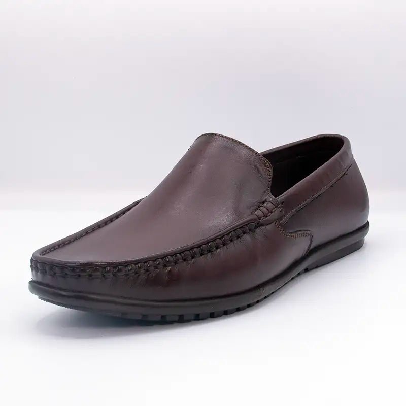 Men’s 100% Genuine Leather Brown Loafer GS95 - Jutapasal