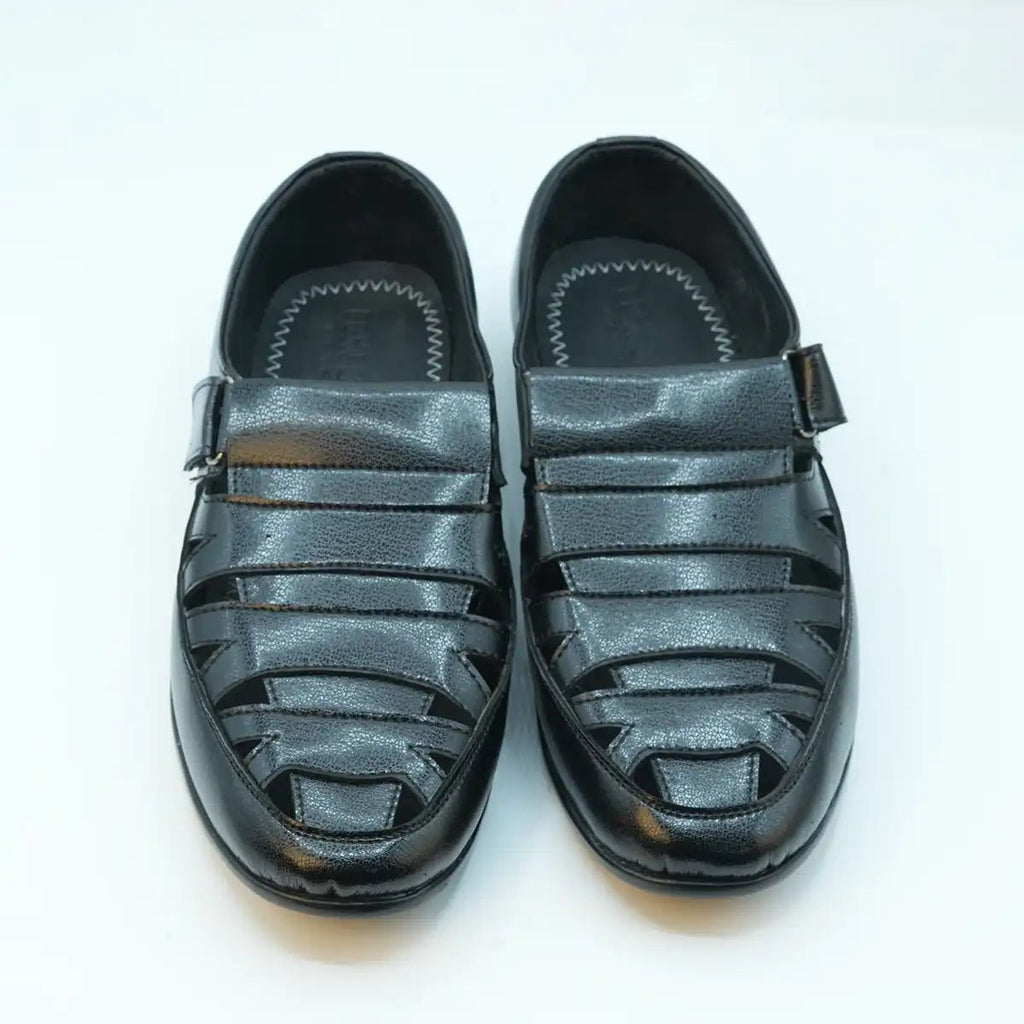 Men’s Black Closed - Toe Sandals GS58 - Jutapasal