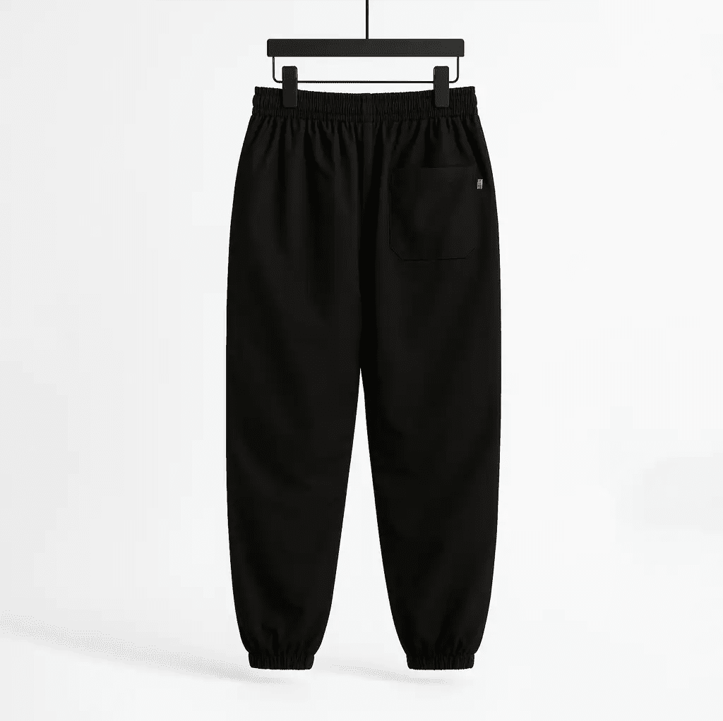 Men’s Black Drawstring Cargo Pants GC27 - Jutapasal